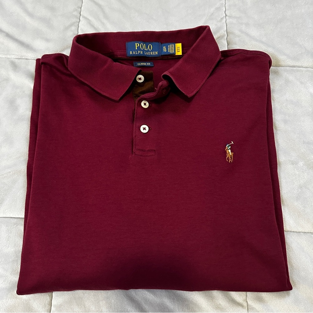 Mens Long Sleeve Polo Ralph Lauren